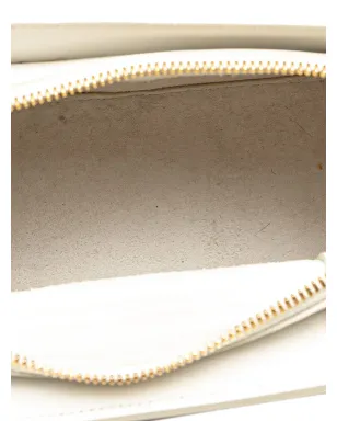 Celine Pre-Owned 2021 ティーン レザー カバス・ド・フランス クロスボディバッグ - ホワイト - サムネイル5