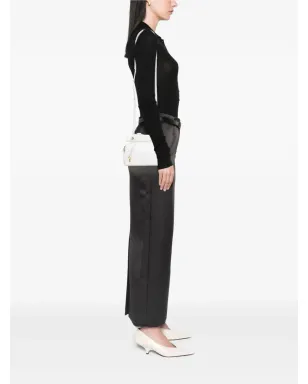 Celine Pre-Owned 2021 ティーン レザー カバス・ド・フランス クロスボディバッグ - ホワイト - サムネイル2