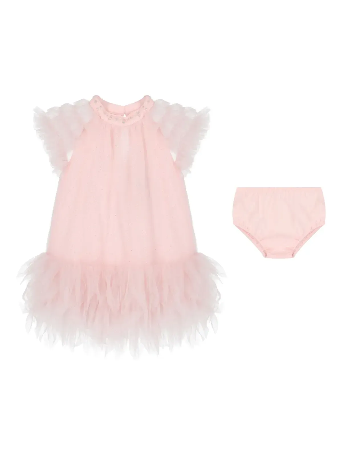 Tutu Du Monde グリッター入りチュールフリルドレスセット - 画像4