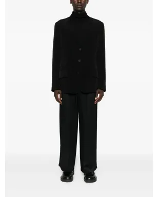 Yohji Yamamoto 三つボタンパッチポケットブレザー - サムネイル2