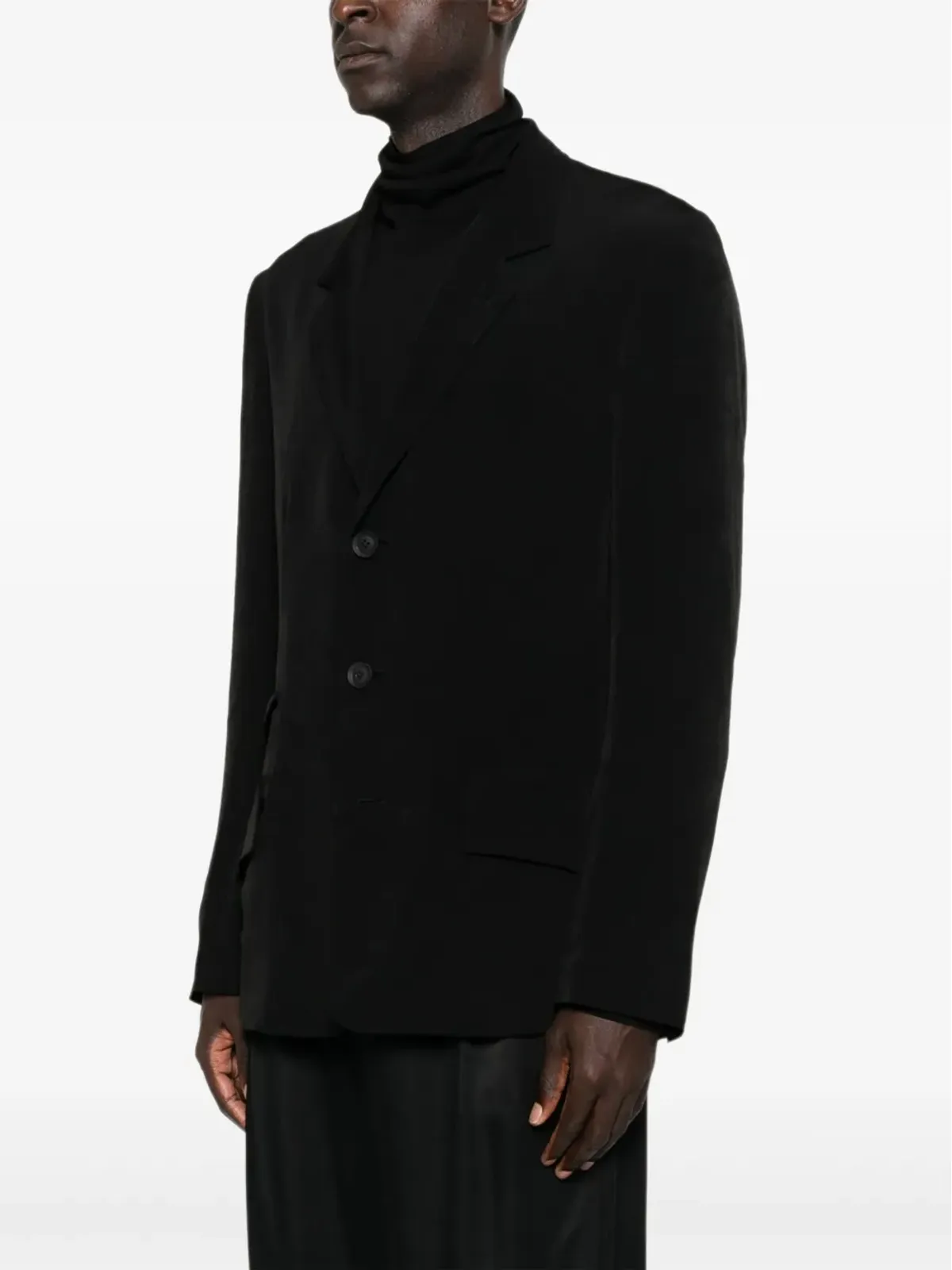 Yohji Yamamoto 三つボタンパッチポケットブレザー - 画像3