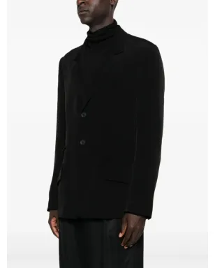 Yohji Yamamoto 三つボタンパッチポケットブレザー - サムネイル3