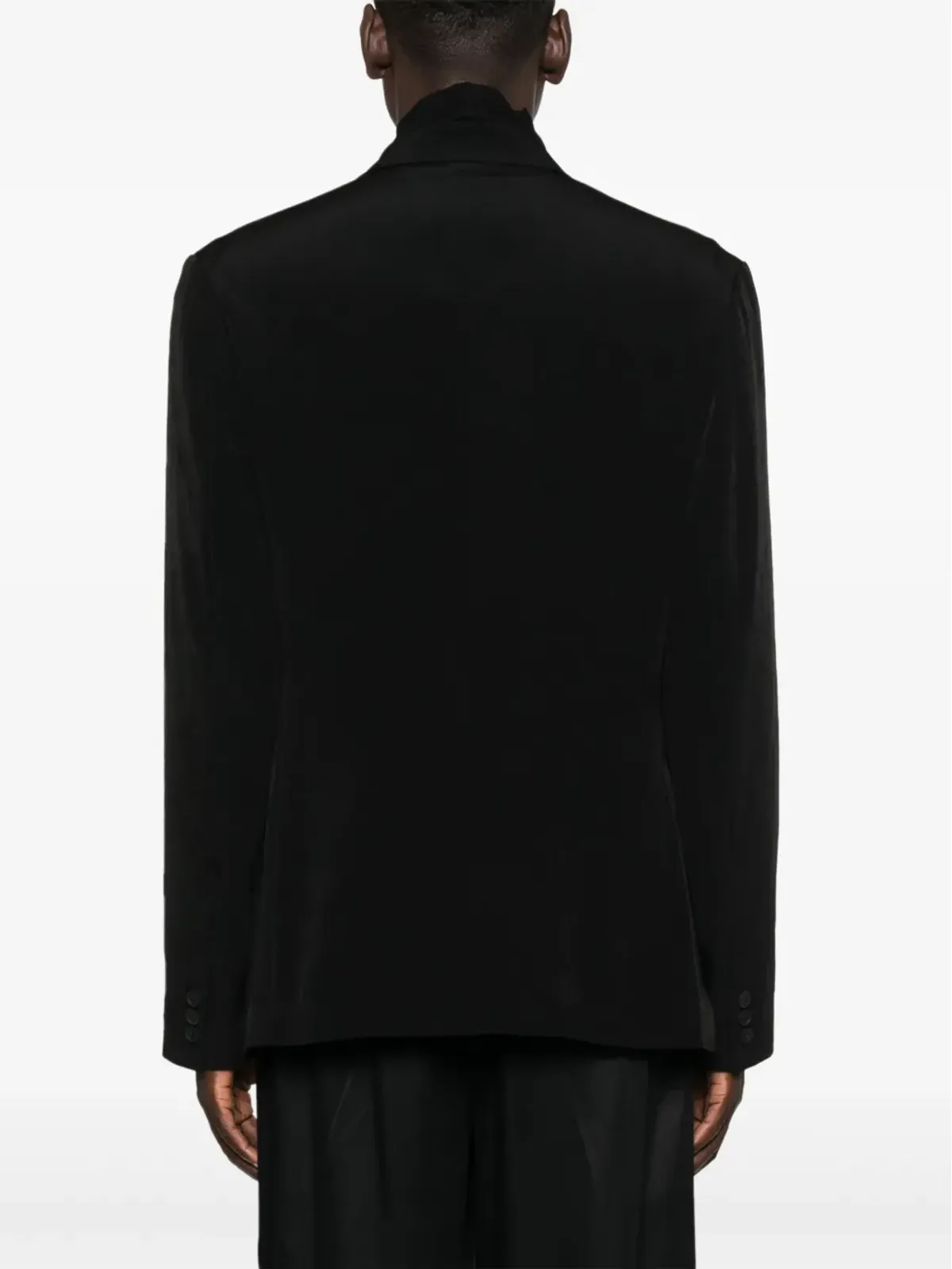 Yohji Yamamoto 三つボタンパッチポケットブレザー - 画像4