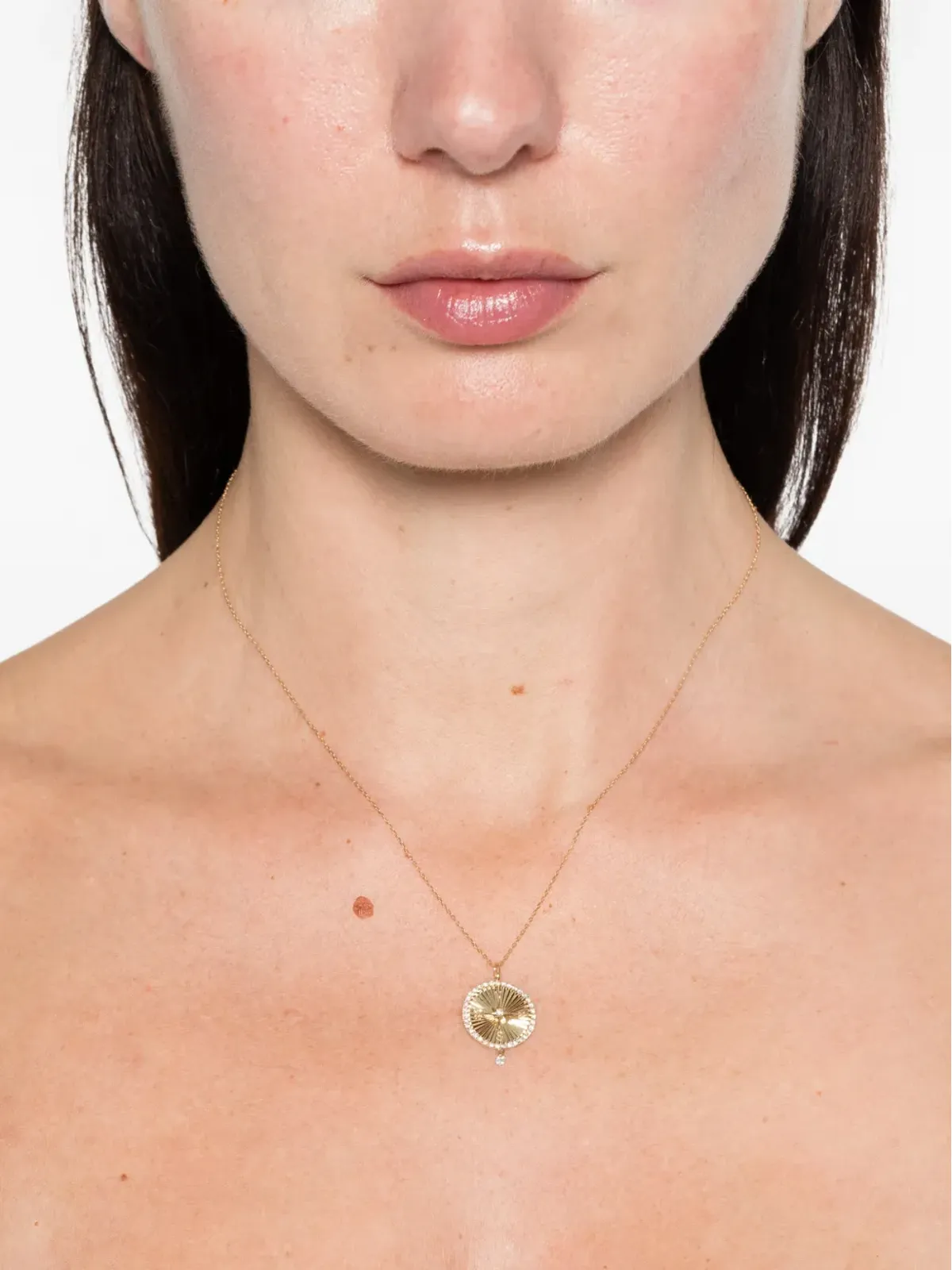 Persée コンパス ダイヤモンド ネックレス 18K イエローゴールド - 画像2