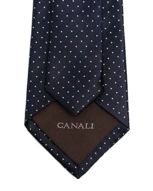 Canali ポルカドット シルクタイ - サムネイル2