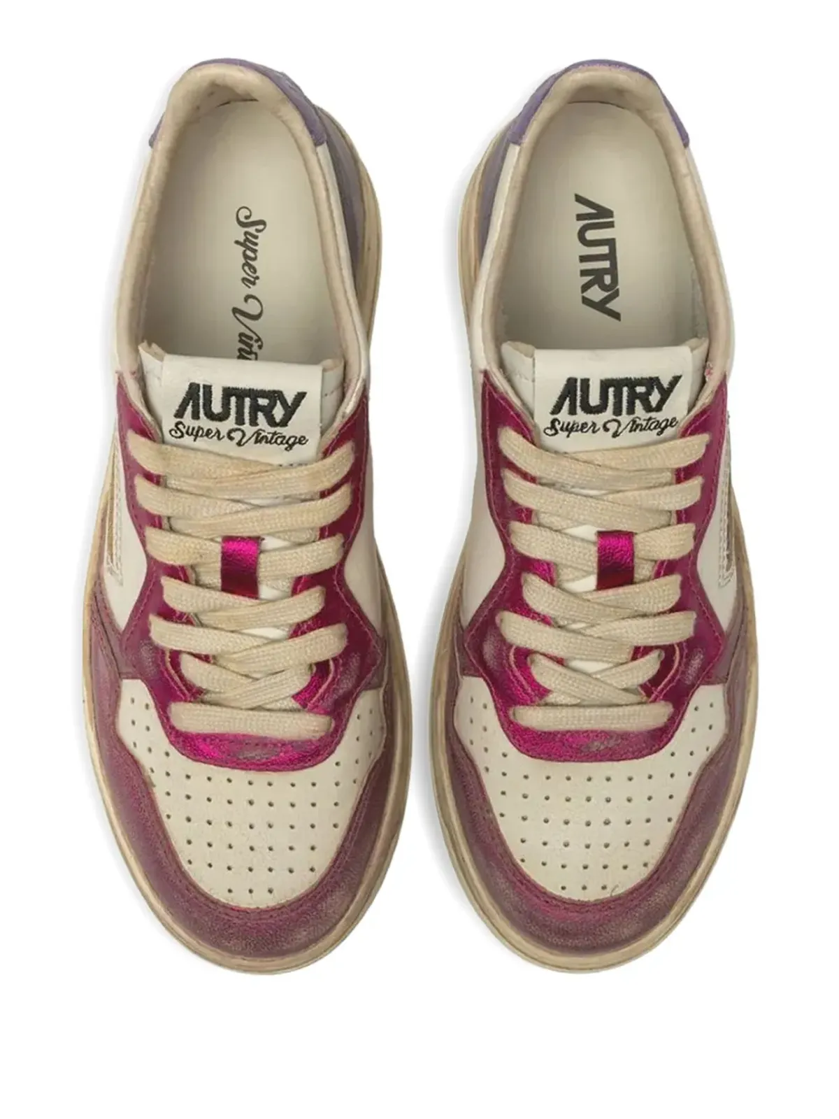 Autry メダリストつま先パンチングスニーカー - 画像5