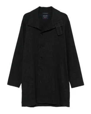 Yohji Yamamoto ボタン留めポケットコート - サムネイル1
