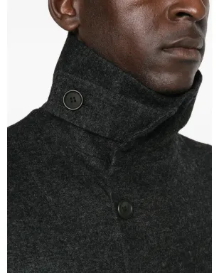 Yohji Yamamoto ボタン留めポケットコート - サムネイル5