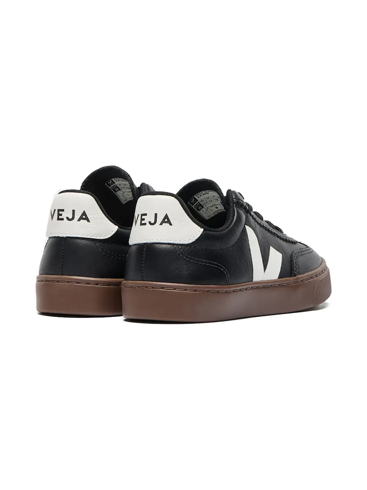 VEJA Kids Volley elastic-laces sneakers - Black - 画像3