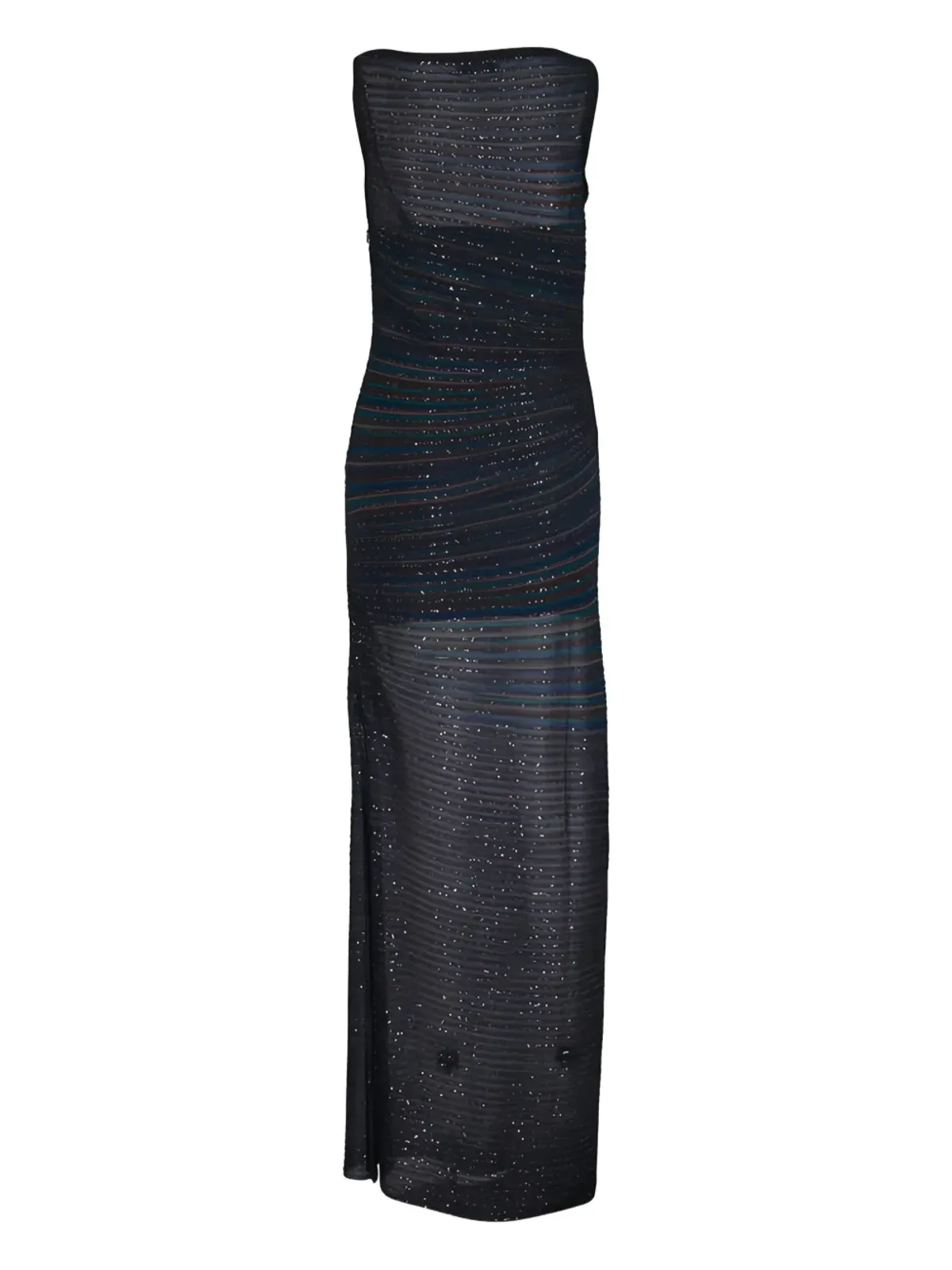 Missoni ブラックのスパンコール付きノースリーブマキシドレス - 画像2