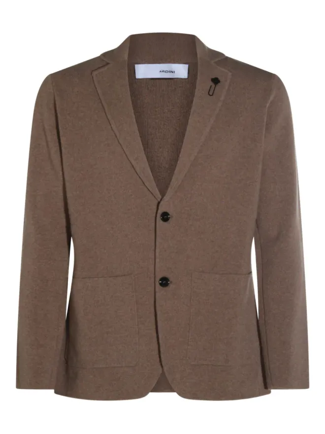 Lardini Lardini ツーボタン パッチポケット カーディガンの商品画像