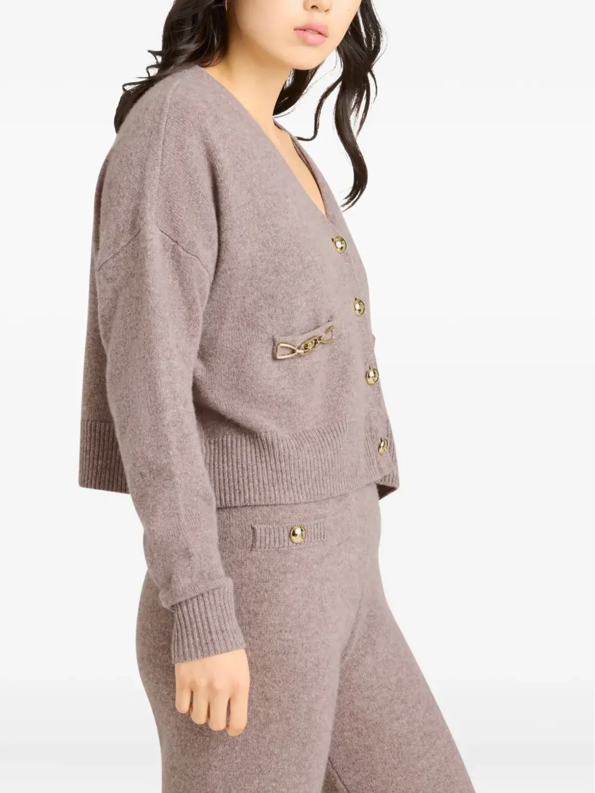 Cinq A Sept カヴィータ チェーンカシミヤ カーディガン - 画像3