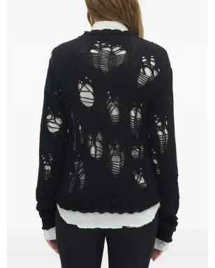 Ann Demeulemeester オープンニットセーター - サムネイル4