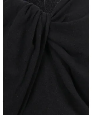 Alberta Ferretti アシンメトリック ツイスト ドレープ トップ - サムネイル3