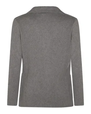 Lardini リブ編みカーディガン - グレー - サムネイル2