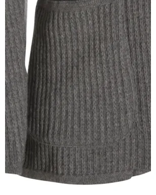 Lardini リブ編みカーディガン - グレー - サムネイル4