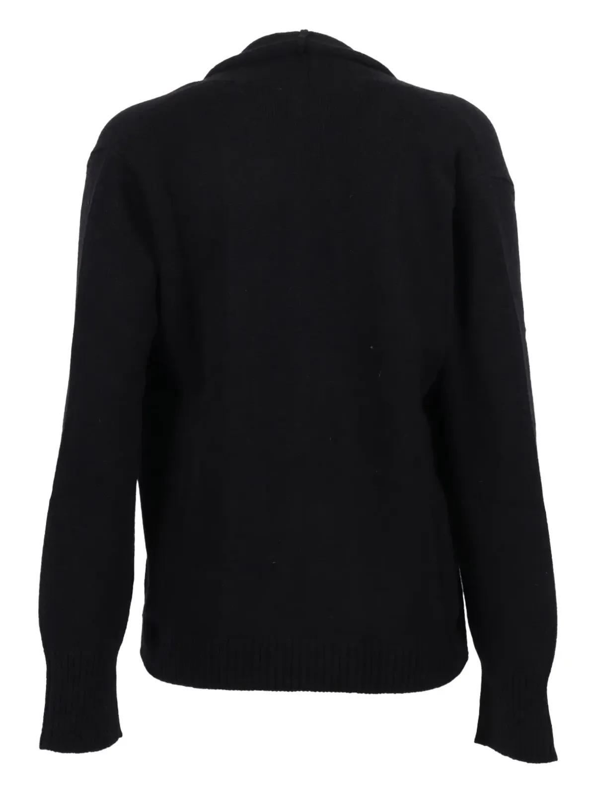 Kangra belted wool cashmere cardigan - Black - 画像2