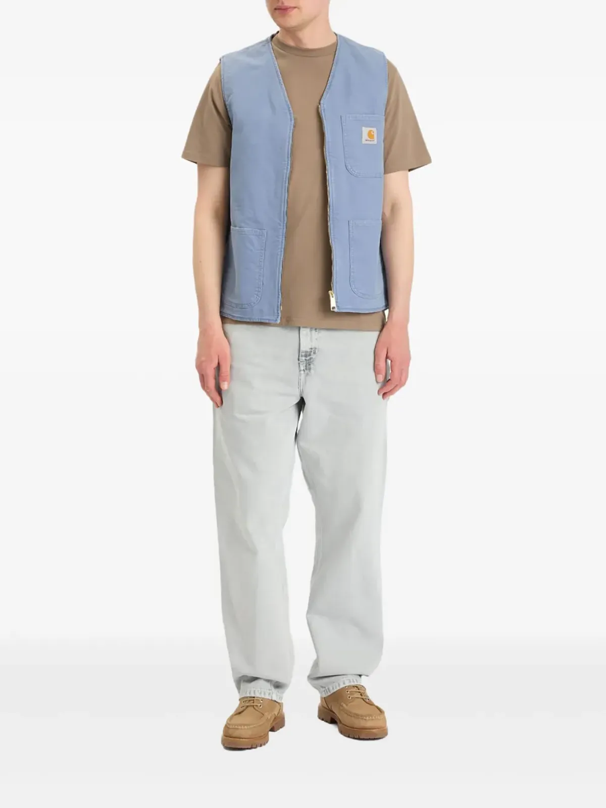 Carhartt WIP サイドポケット付きコットンデニムジーンズ - ブルー - 画像2