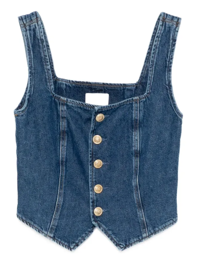 Reformation Reformation Bo デニムトップの商品画像