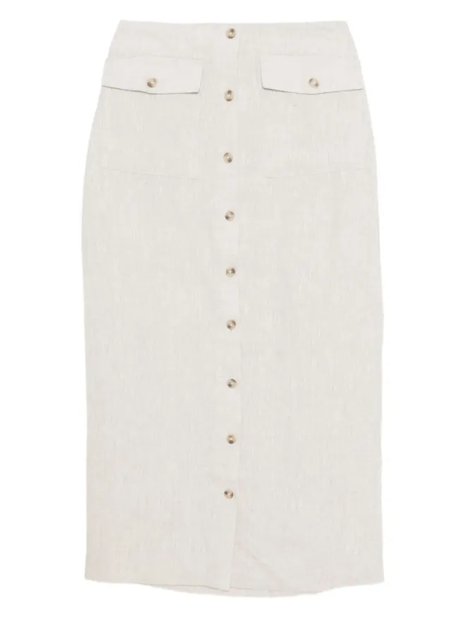 Reformation Reformation Britt skirt - Neutralsの商品画像