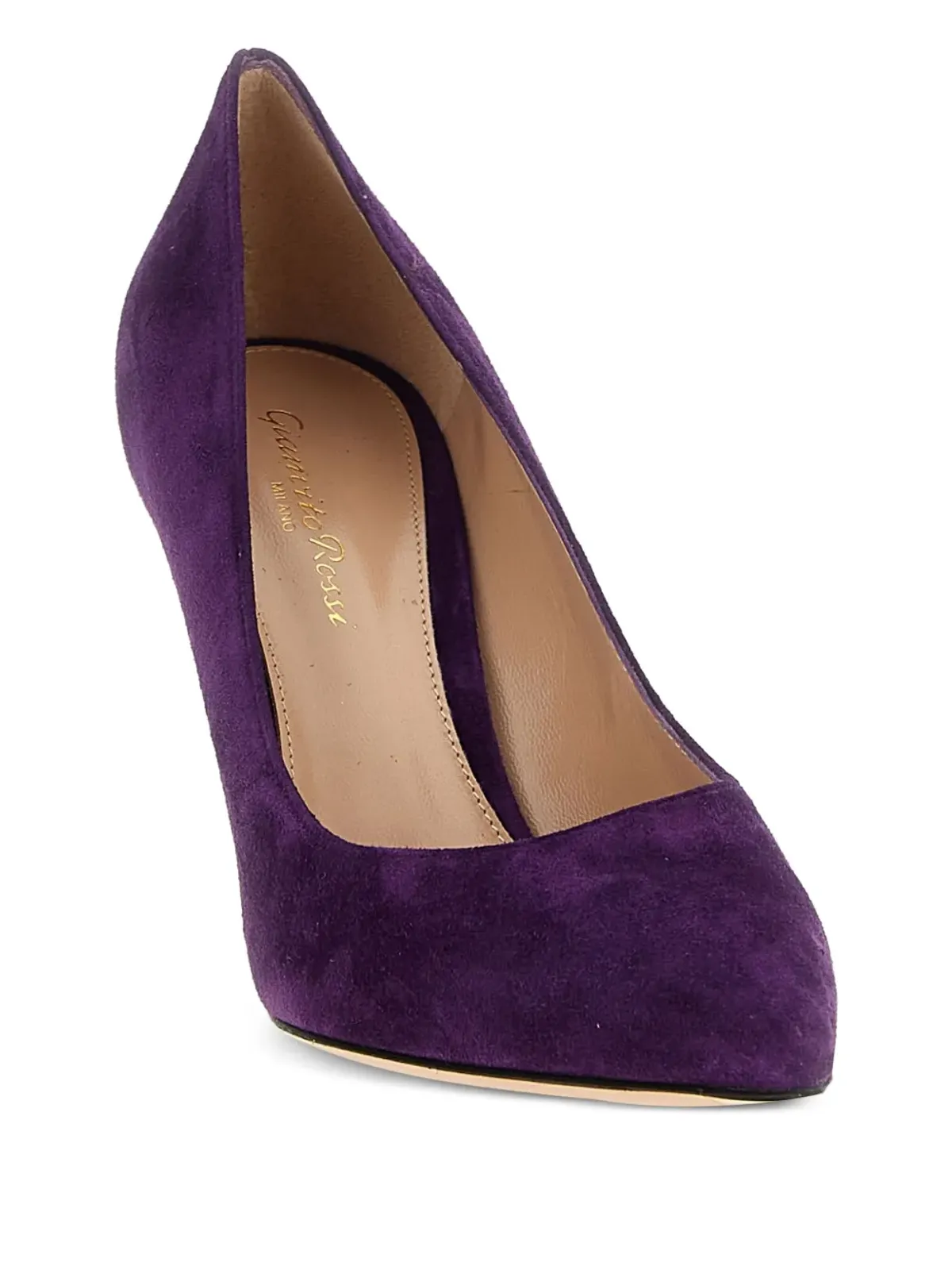 Gianvito Rossi ポインテッドヒールパンプス - 画像4