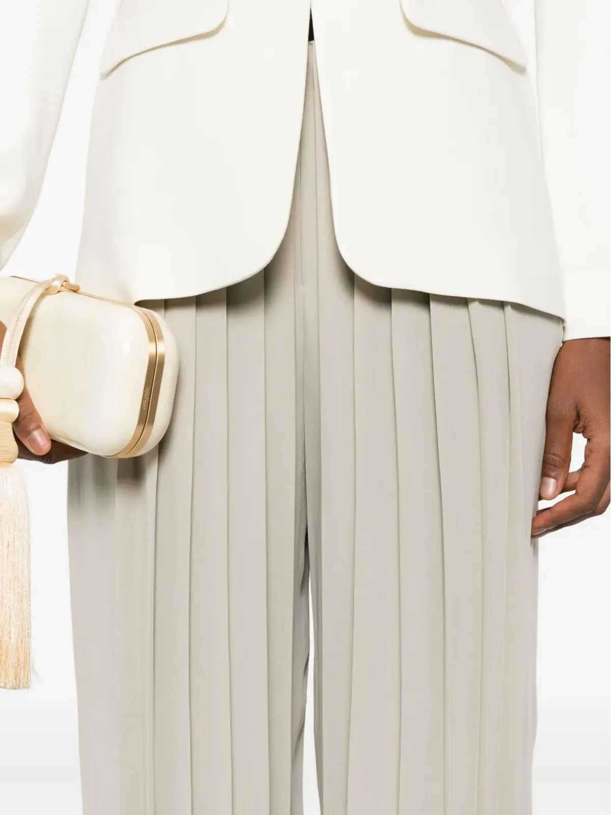 Giorgio Armani pleated pocket pants - Neutrals - 画像5
