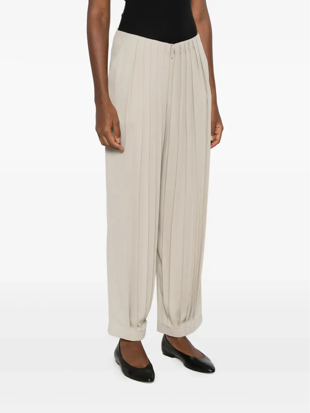 Giorgio Armani pleated pocket pants - Neutrals - 画像3