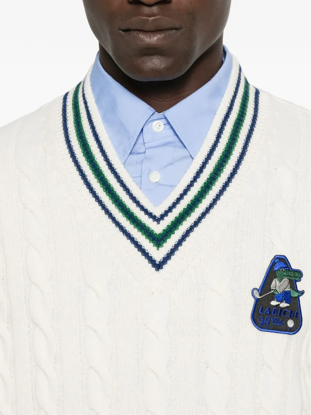Maison Labiche ヴェルロムネ Vネック セーター - 画像5