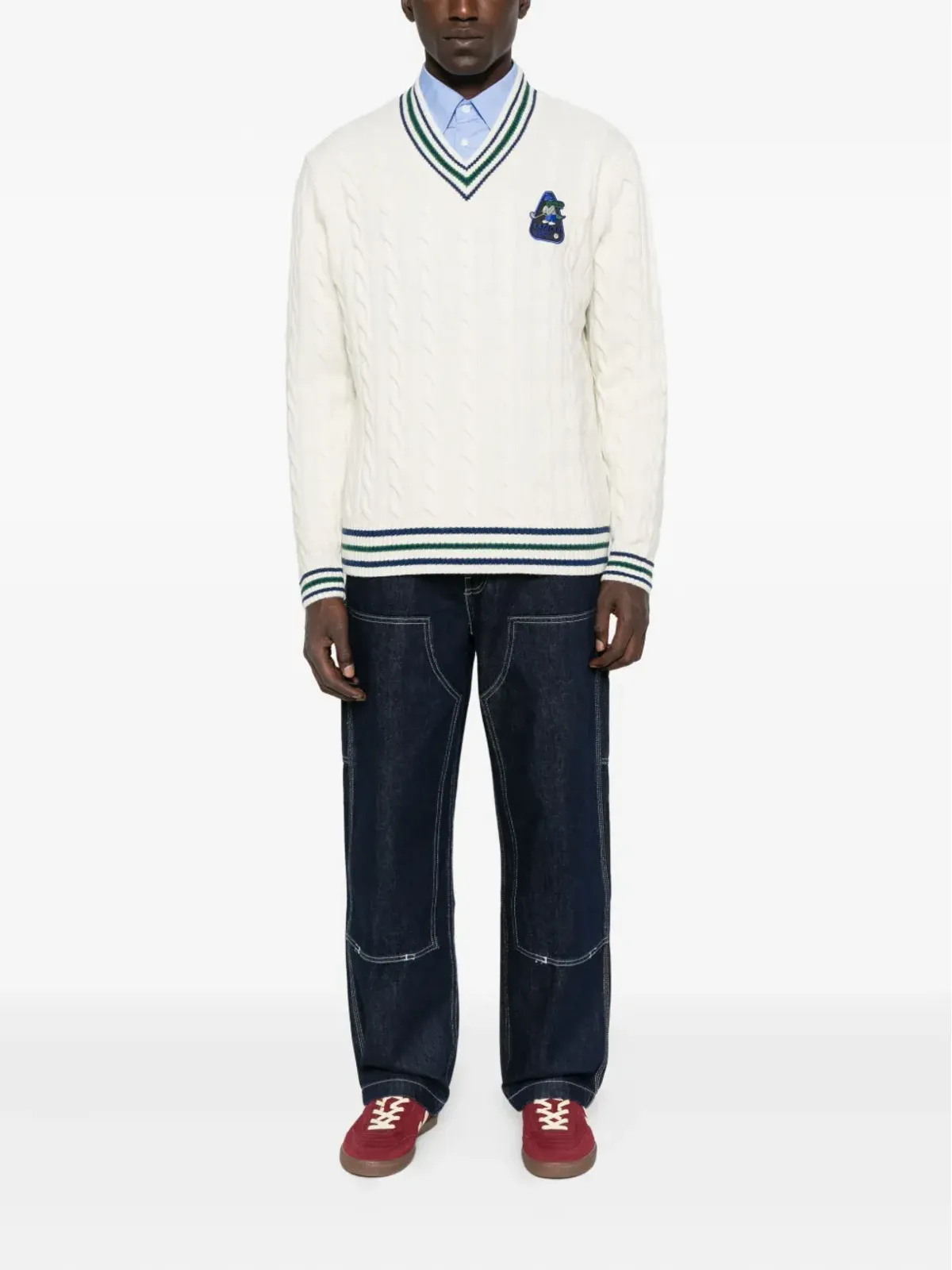 Maison Labiche ヴェルロムネ Vネック セーター - 画像2