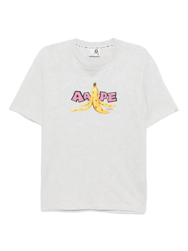AAPE BY *A BATHING APE® AAPE BY *A BATHING APE® プリントTシャツ - グレーの商品画像