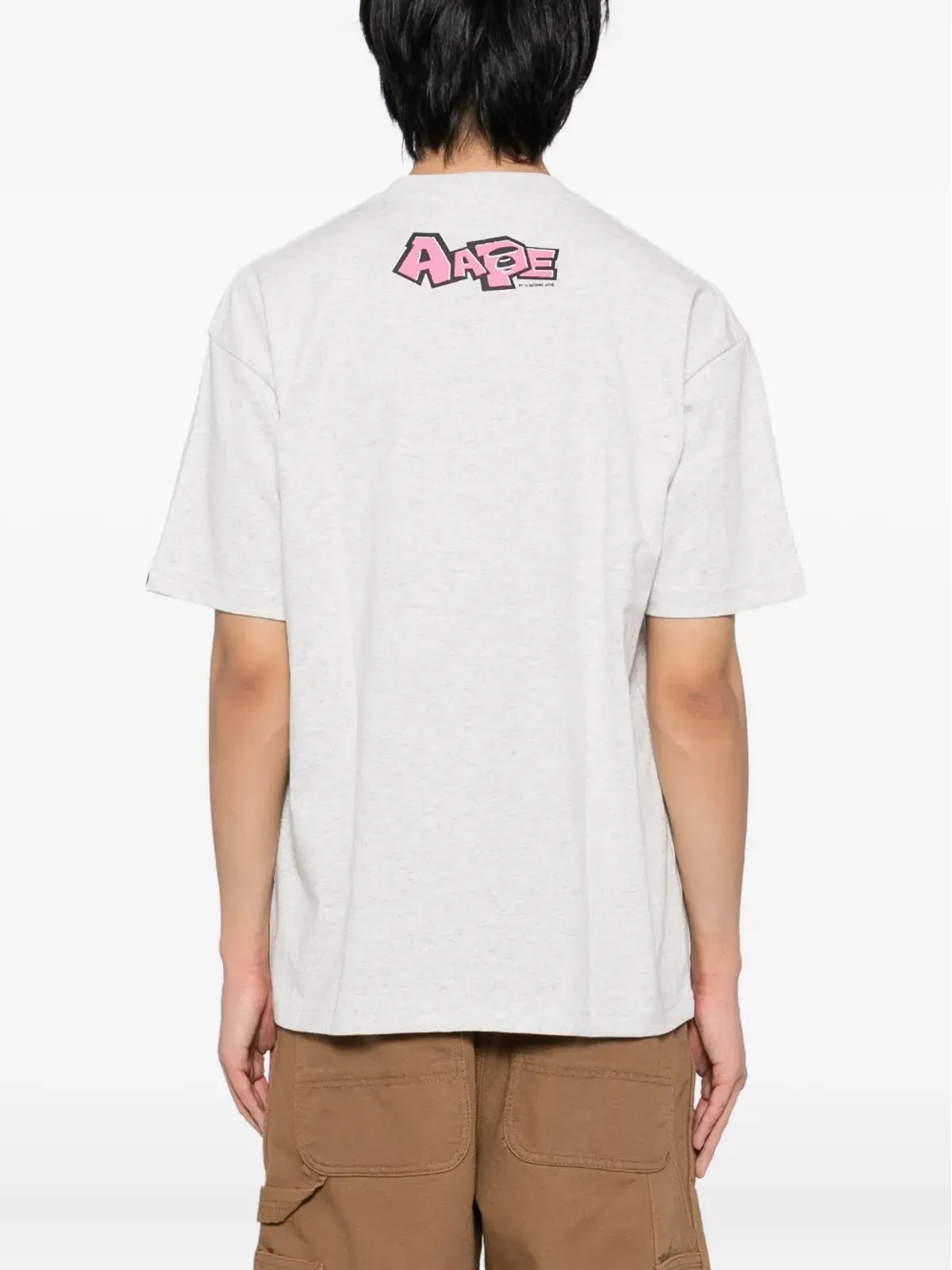 AAPE BY *A BATHING APE® プリントTシャツ - グレー - 画像3