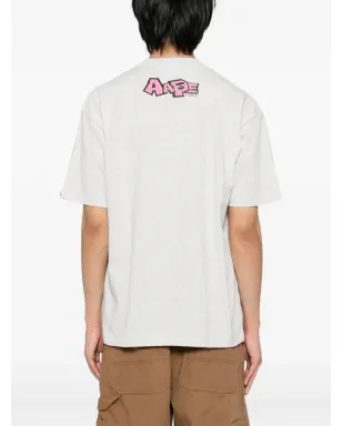 AAPE BY *A BATHING APE® プリントTシャツ - グレー - サムネイル3