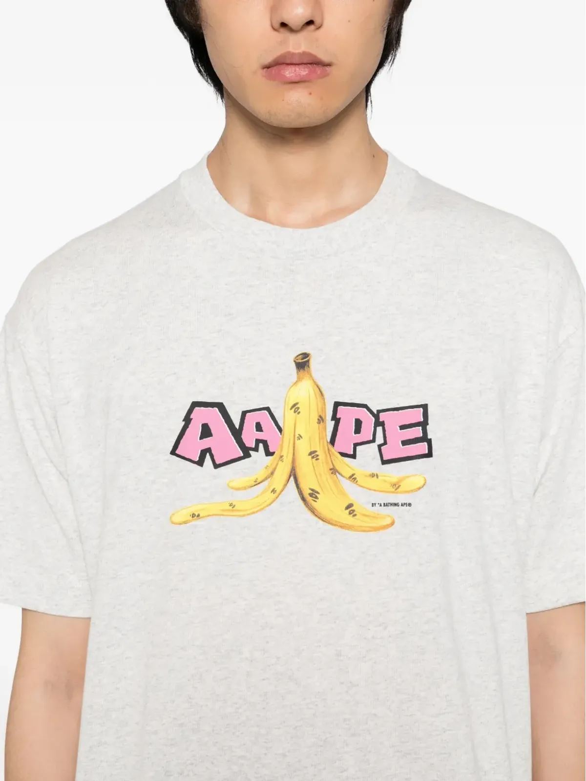 AAPE BY *A BATHING APE® プリントTシャツ - グレー - 画像4