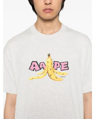 AAPE BY *A BATHING APE® プリントTシャツ - グレー - サムネイル4