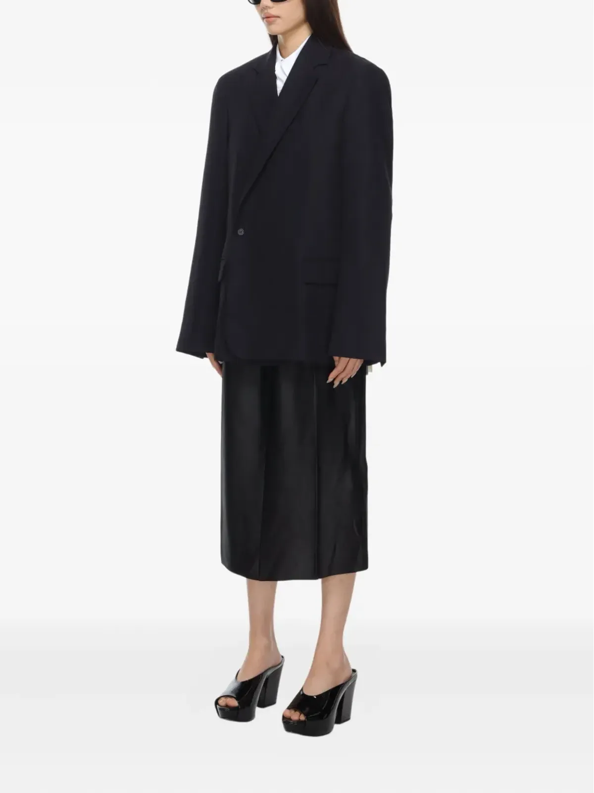 Carven ダブルブレスト ウールジャケット - 画像3