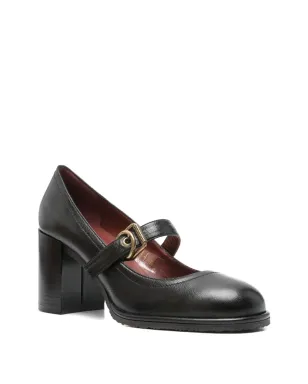 Roberto Festa 75mmバックルストラップ ブロックヒール パンプス - サムネイル2