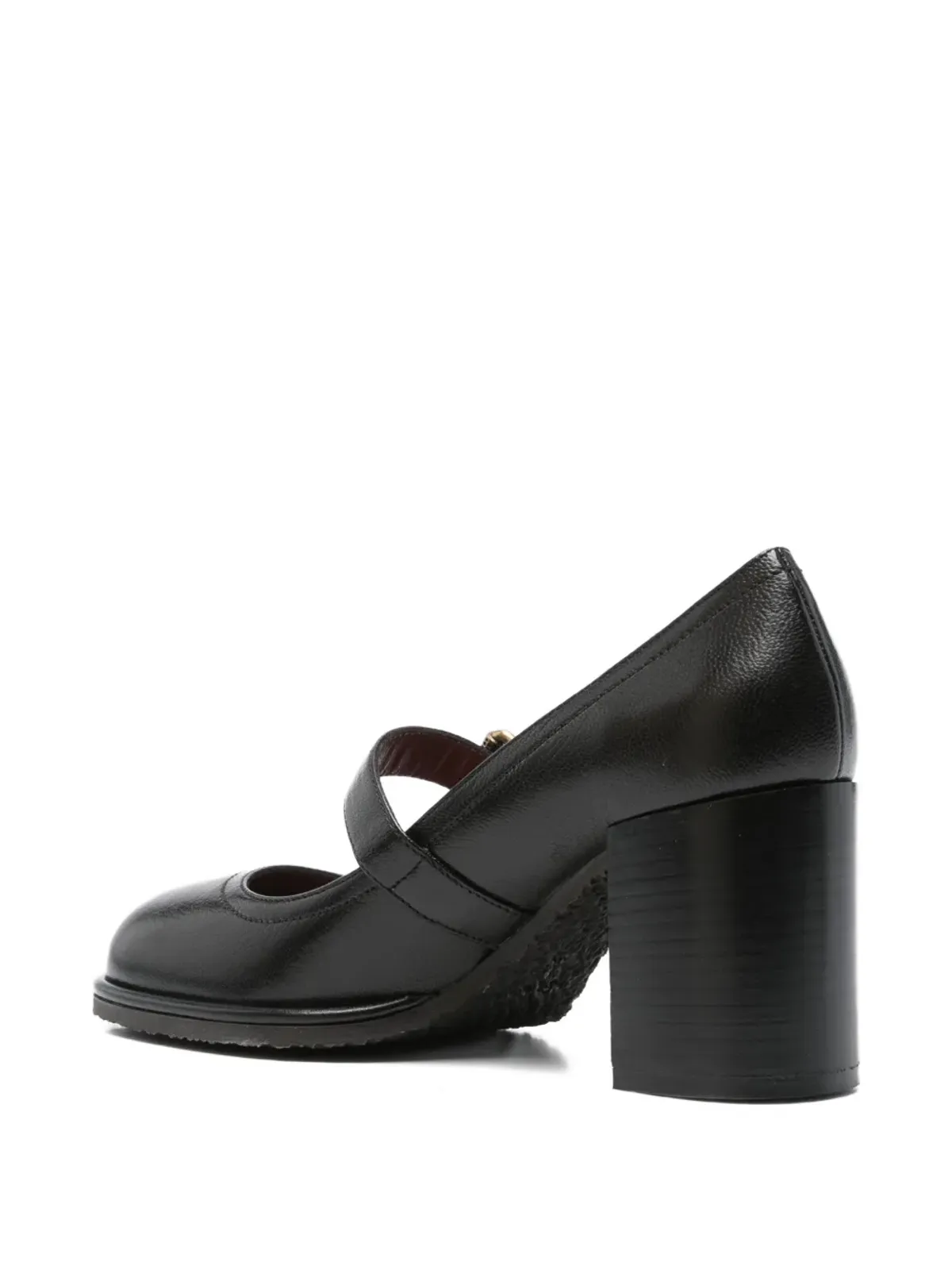 Roberto Festa 75mmバックルストラップ ブロックヒール パンプス - 画像3