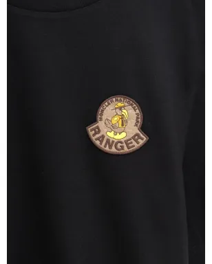 Moncler アップリケ付きTシャツ ブラック - サムネイル3