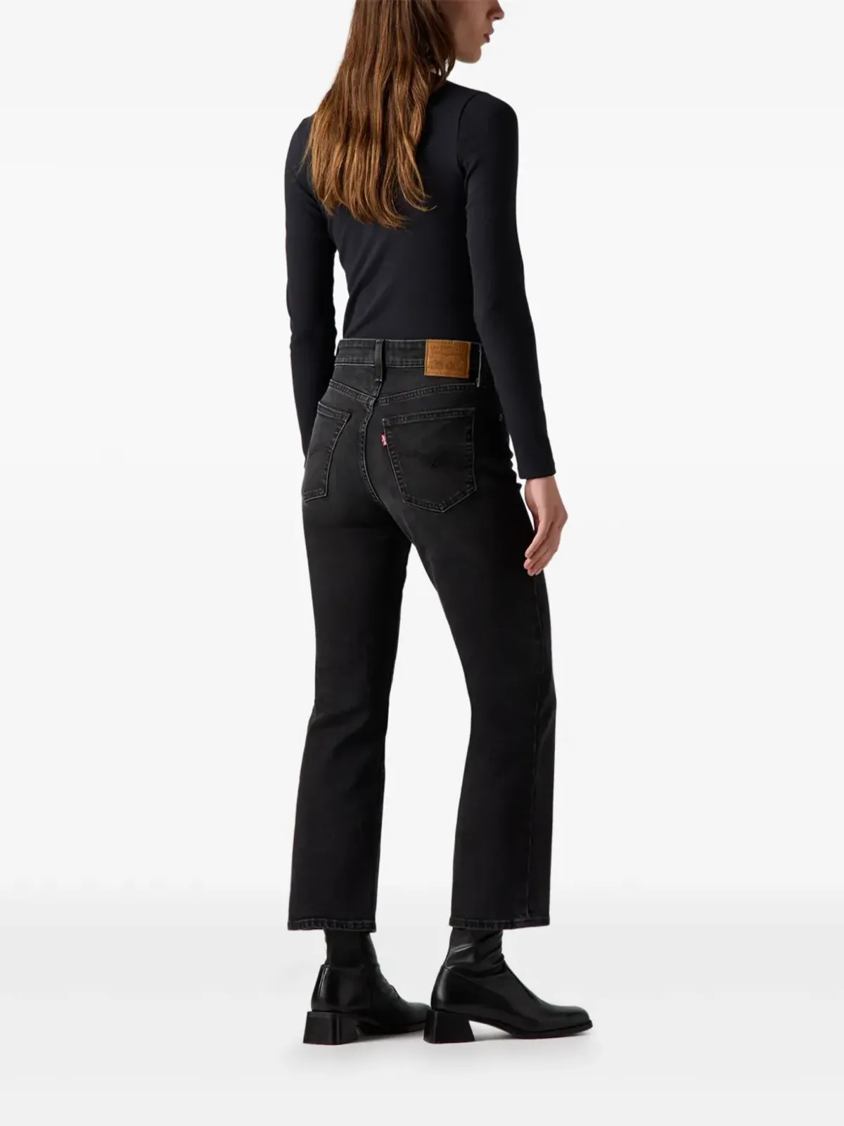 Levi's 725 キックブーツカットジーンズ - ブラック - 画像4