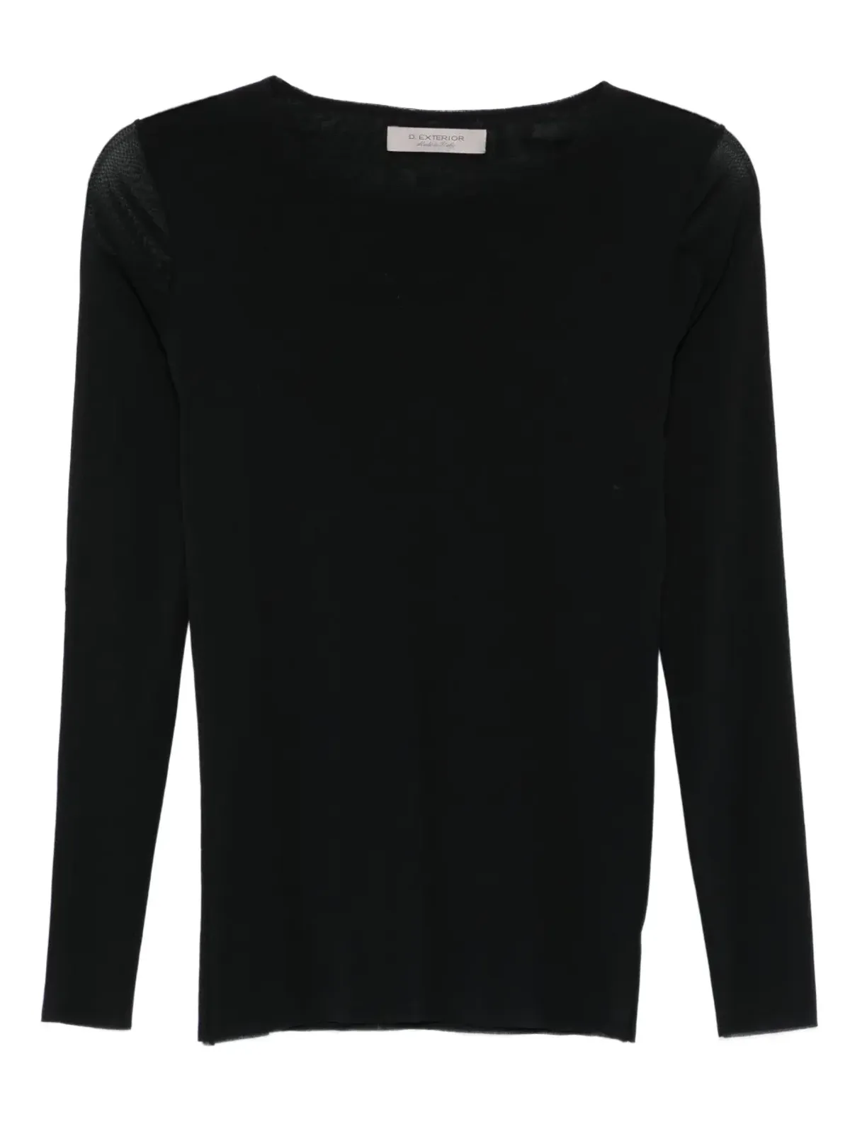 D.Exterior メッシュインサート長袖トップ - 画像1