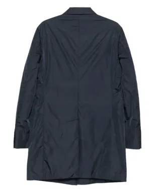 Prada Pre-Owned 1990年代 ボタン留め コート - ブルー - サムネイル2