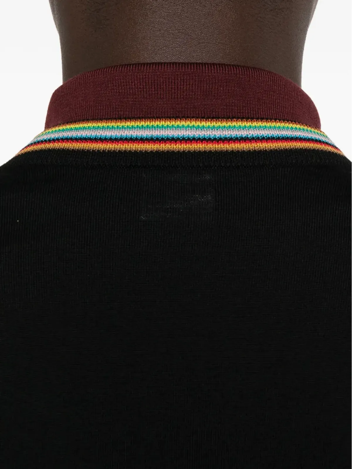 Paul Smith 虹色ストライプのメリノウールカーディガン - 画像5
