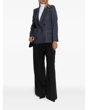 Max Mara ダブルブレスト ウールジャケット ブルー - サムネイル2