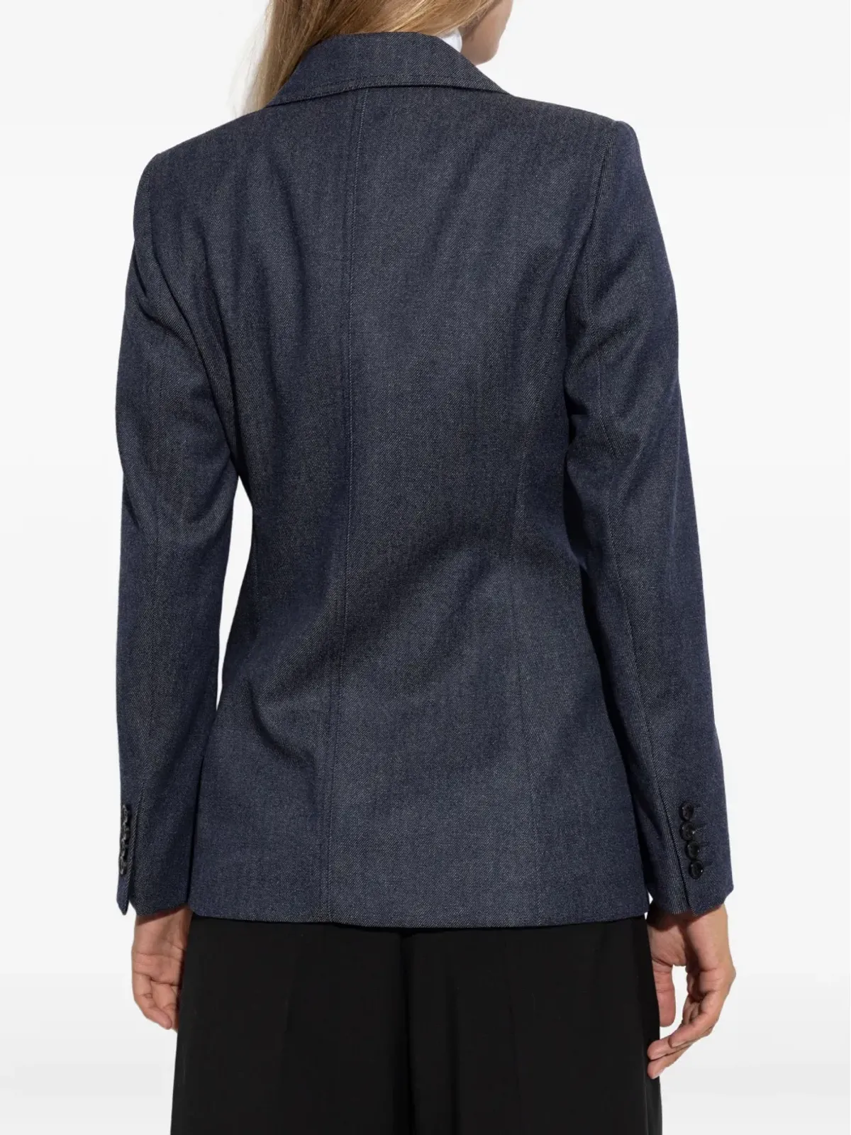 Max Mara ダブルブレスト ウールジャケット ブルー - 画像4