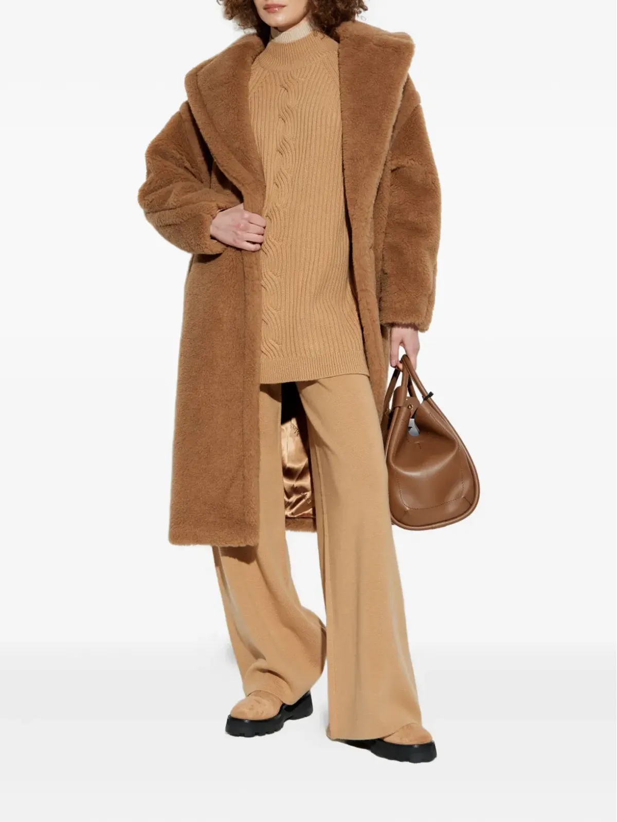 Max Mara ケーブルニット ハイネックセーター - 画像2