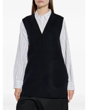 Officine Generale Vネック ウールベスト - サムネイル3