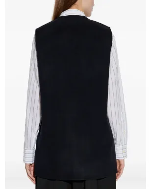 Officine Generale Vネック ウールベスト - サムネイル4