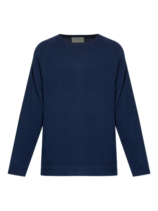 Officine Generale Officine Generale ブルーのラグランスリーブセーターの商品画像