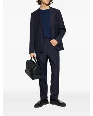 Officine Generale ブルーのラグランスリーブセーター - サムネイル2