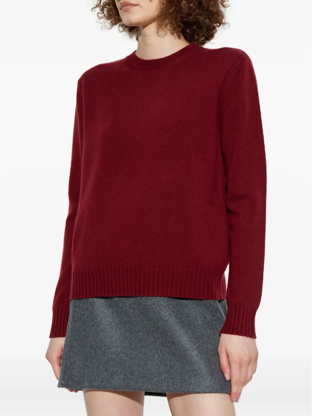 Max Mara クルーネック カシミヤセーター - 画像3